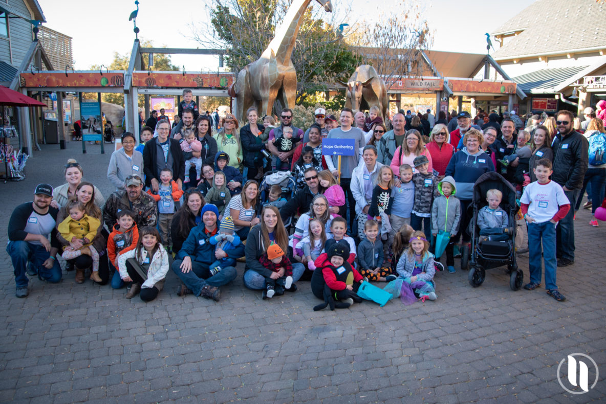 Children with Down syndrome at the Denver zoo for first Hope Gathering